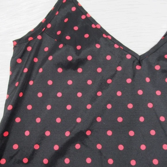 Zanzea Black Red Polkadot Boho Maxi Dresses Women's Size 6 Oversized/Relaxed Fit - Picture 5 of 11